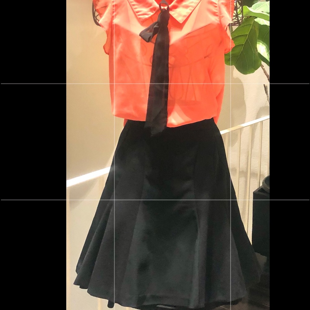 DKNY mini black dress.
